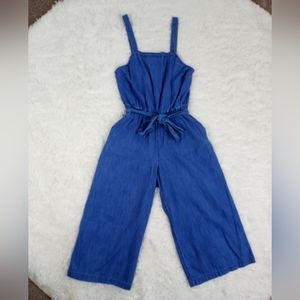 Old Navy Soft Blue Wide Leg Cropped Jumper